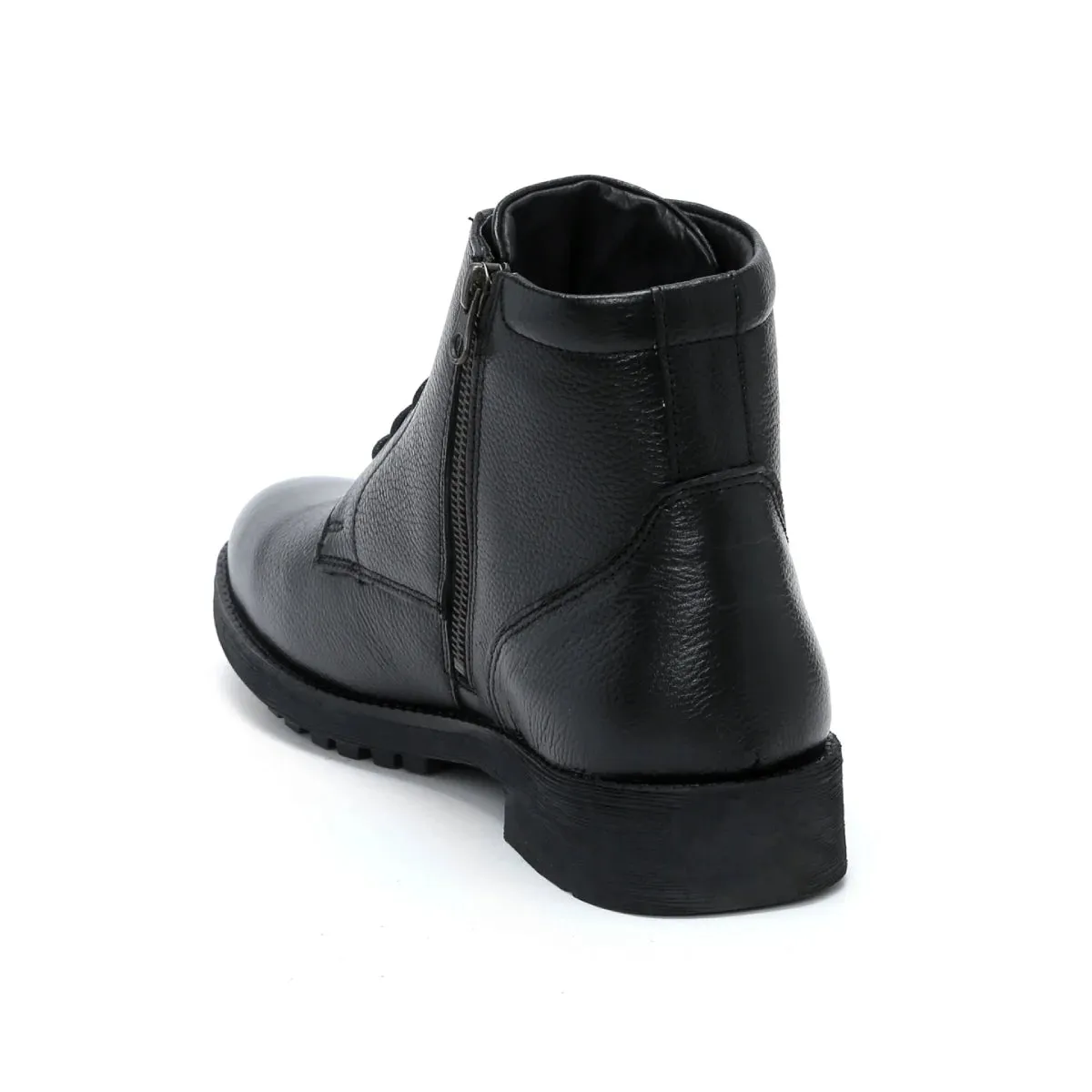 Top Rated Snow Boots Mens Leather Boots with Zipper 3572 | High Ankle Boots