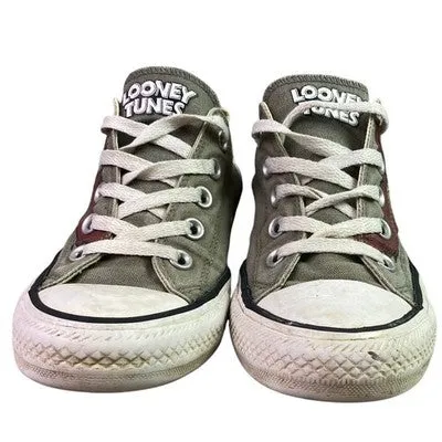 Good Casual Shoes Converse Looney Tunes Shoes Mens 4 Tazmanian Devil Chuck Taylor Low Top Sneakers