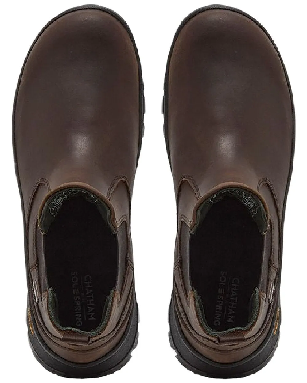 Chatham Mens Cockley Premium Leather Waterproof Chelsea Boots Boots Arch Support Insoles