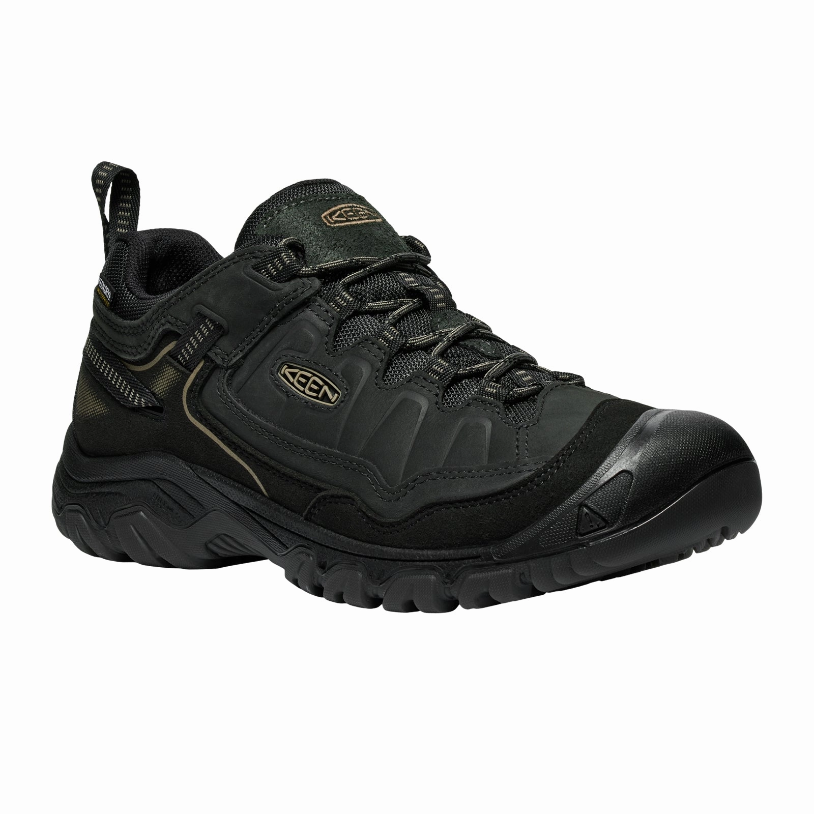 Keen Targhee IV Waterproof Hiking Shoe (Men) - Triple Black 510 Hiking Shoes