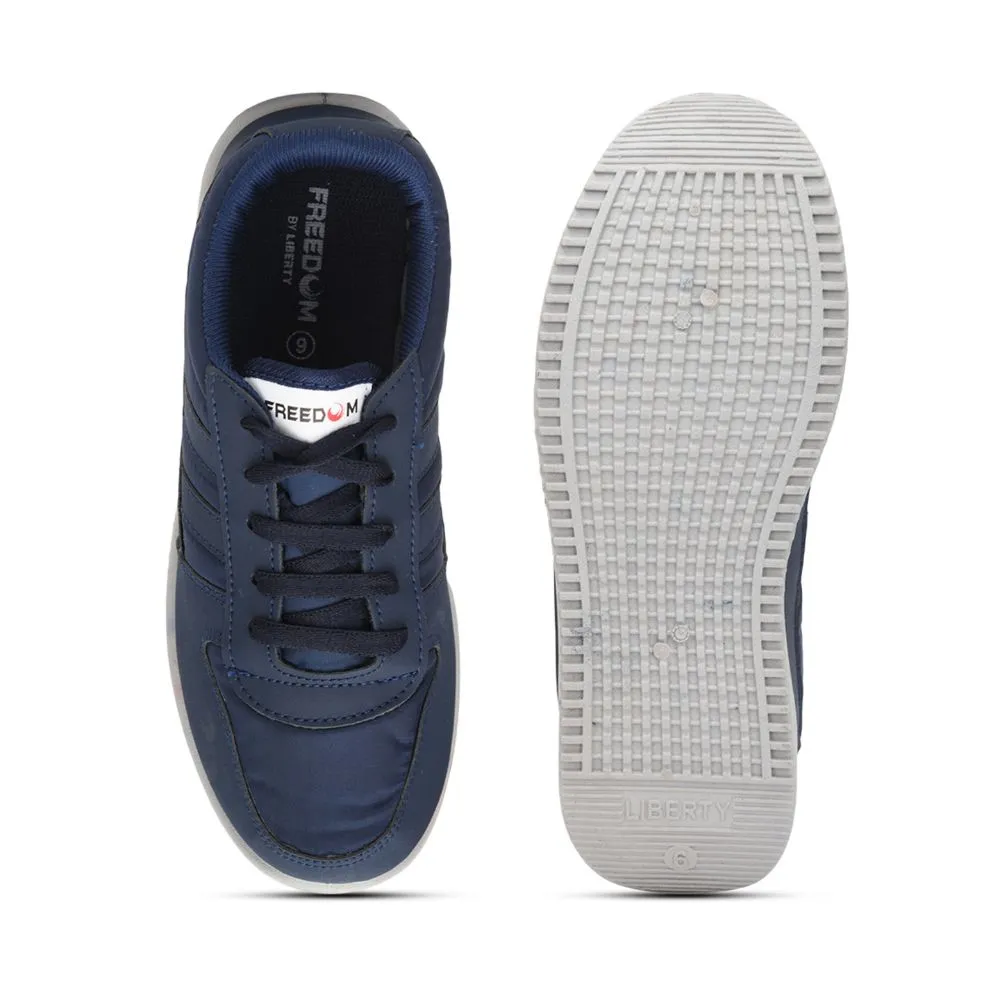 Freedom Casual Blue Pt. Lacing Shoes For Men JUMP By Liberty Big Puma Palermo Casual Shoes