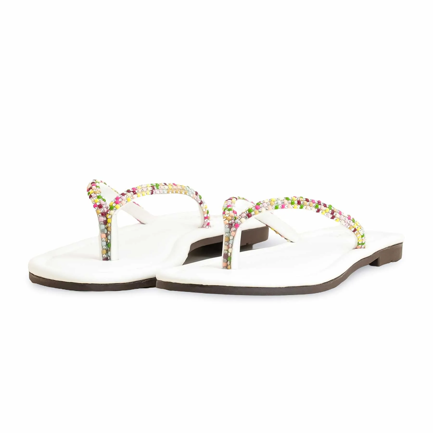 Best Walking Shoes For Overpronation And Flat Feet White Casual Chappal For Women CL2030