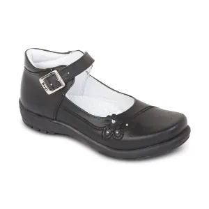 Good Casual Walking Shoes DG-7483 - Black Genuine Leather - Dogi Kids School Shoes