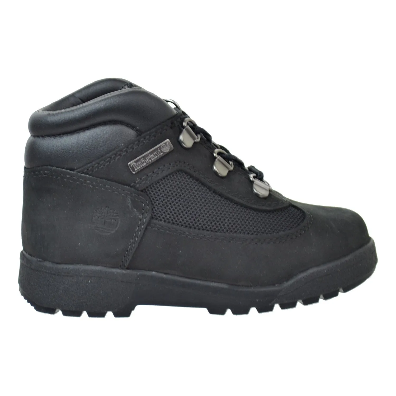 Timberland Toddler Field Boots Black Suede Hiking Shoes