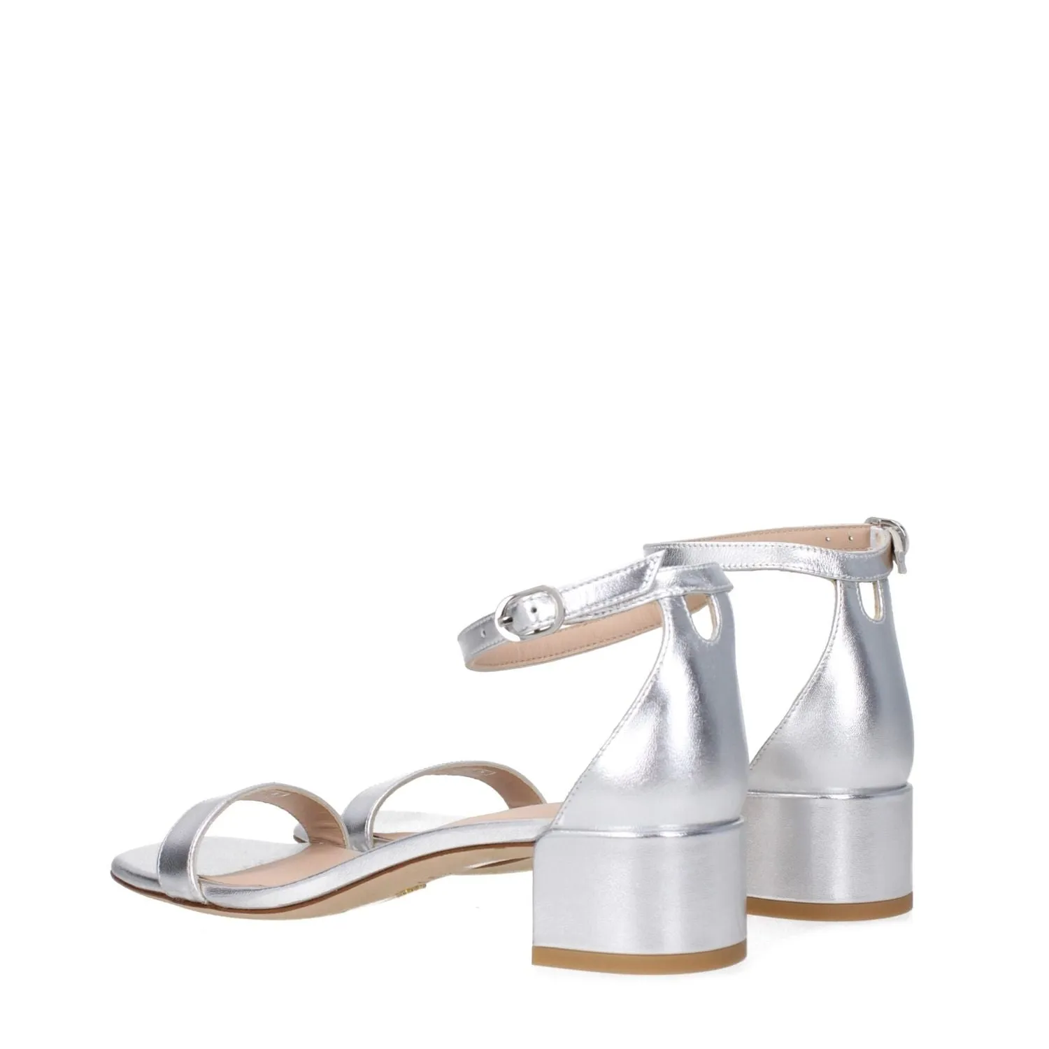 Size Flat Shoes Stuart Weitzman Gray Leather Flat Sandals