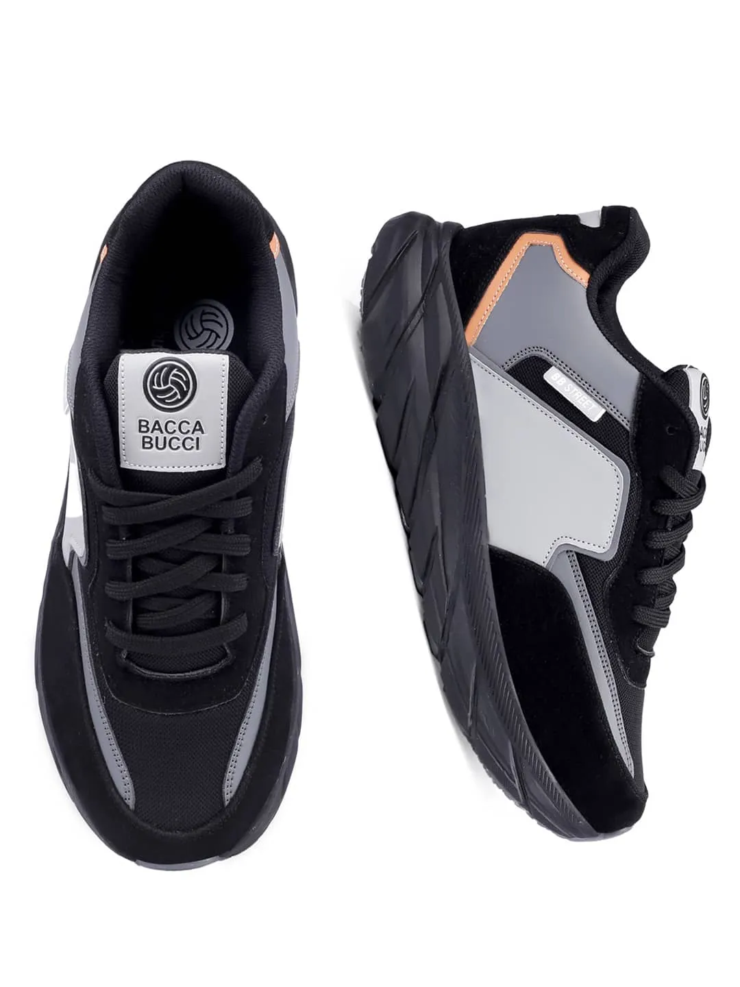 Toe Box Shoes Casual Bacca Bucci Men's SYLVIA Chunky Sole Sneakers