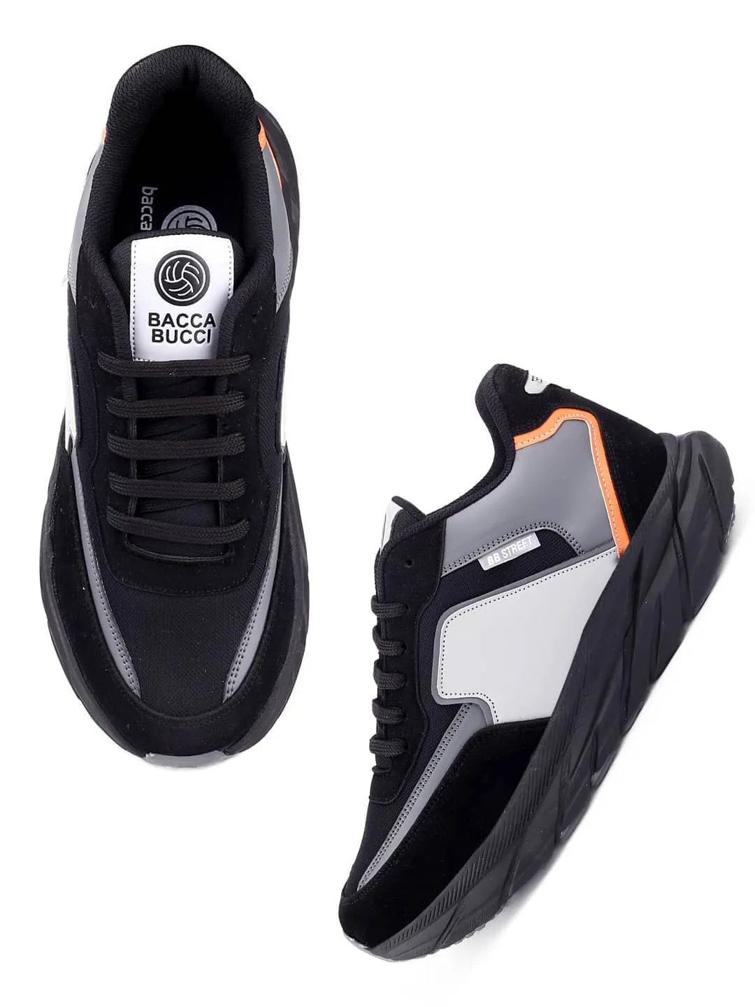 Best Shoes For Dress And Casual Bacca Bucci Men's SYLVIA Chunky Sole Sneakers