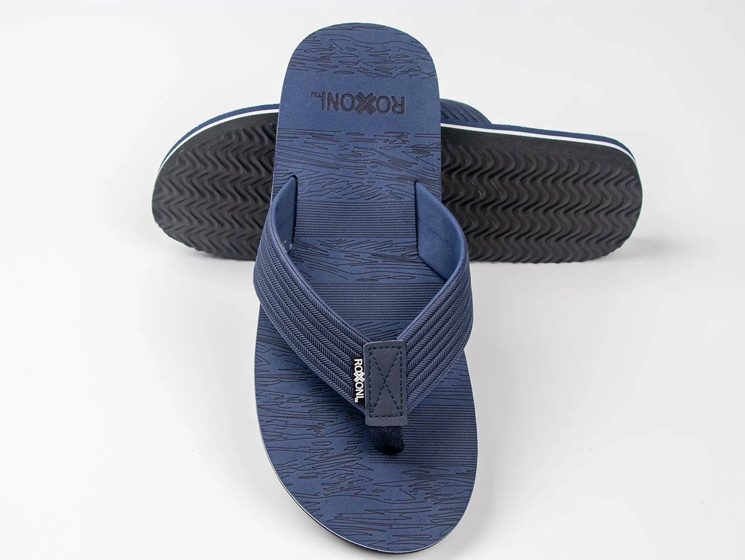 Healing Soles Flip Flops Roxoni Men's Lightweight Outdoor/Indoor Summer Slippers