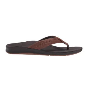 Reef Leather Ortho-Bounce Coast Brown RF0A3YKRBRO Men's Flip Flop Printful Flip Flops