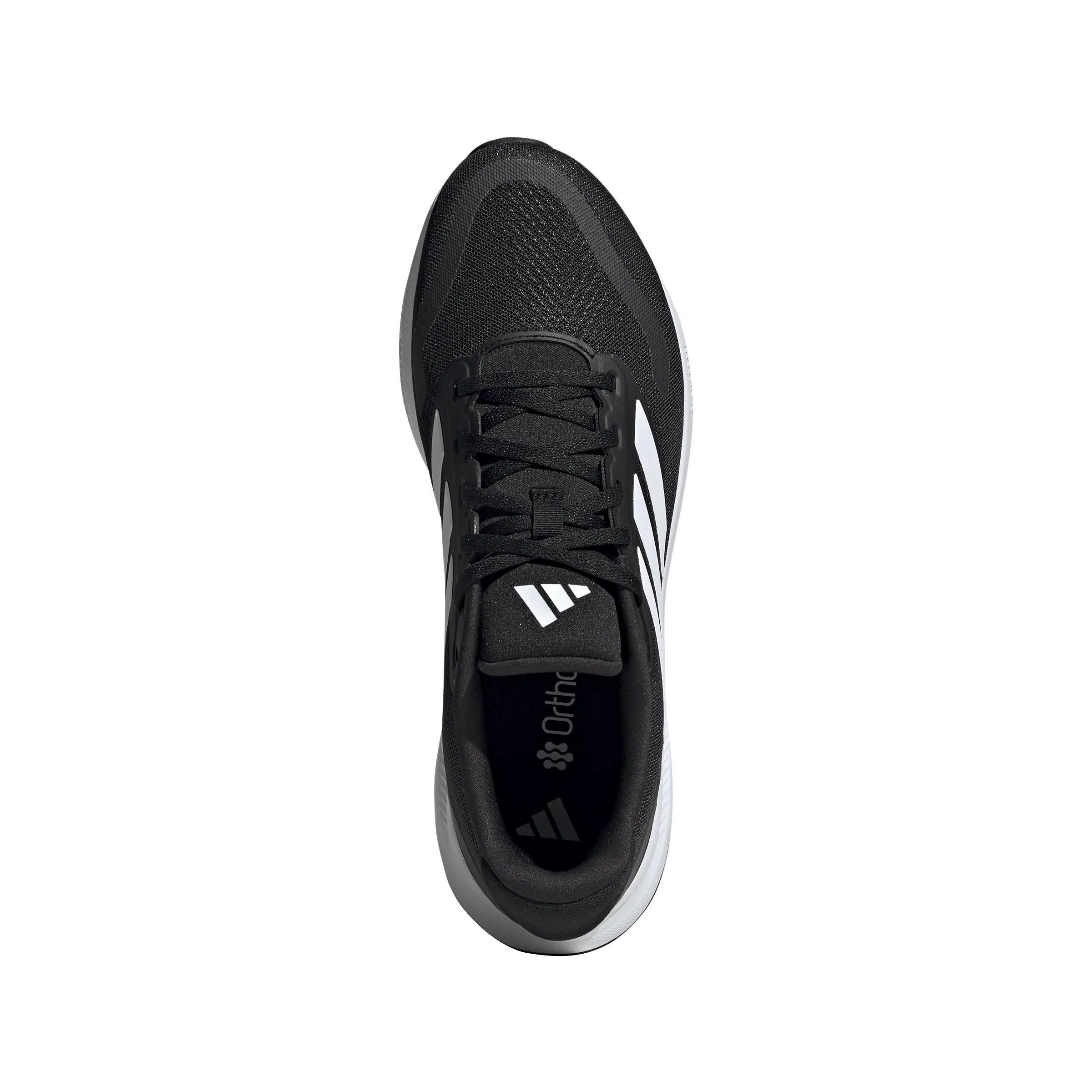 Adidas Mens Runfalcon 5 Running Shoes - Black/White Adidas Zero Drop Shoes