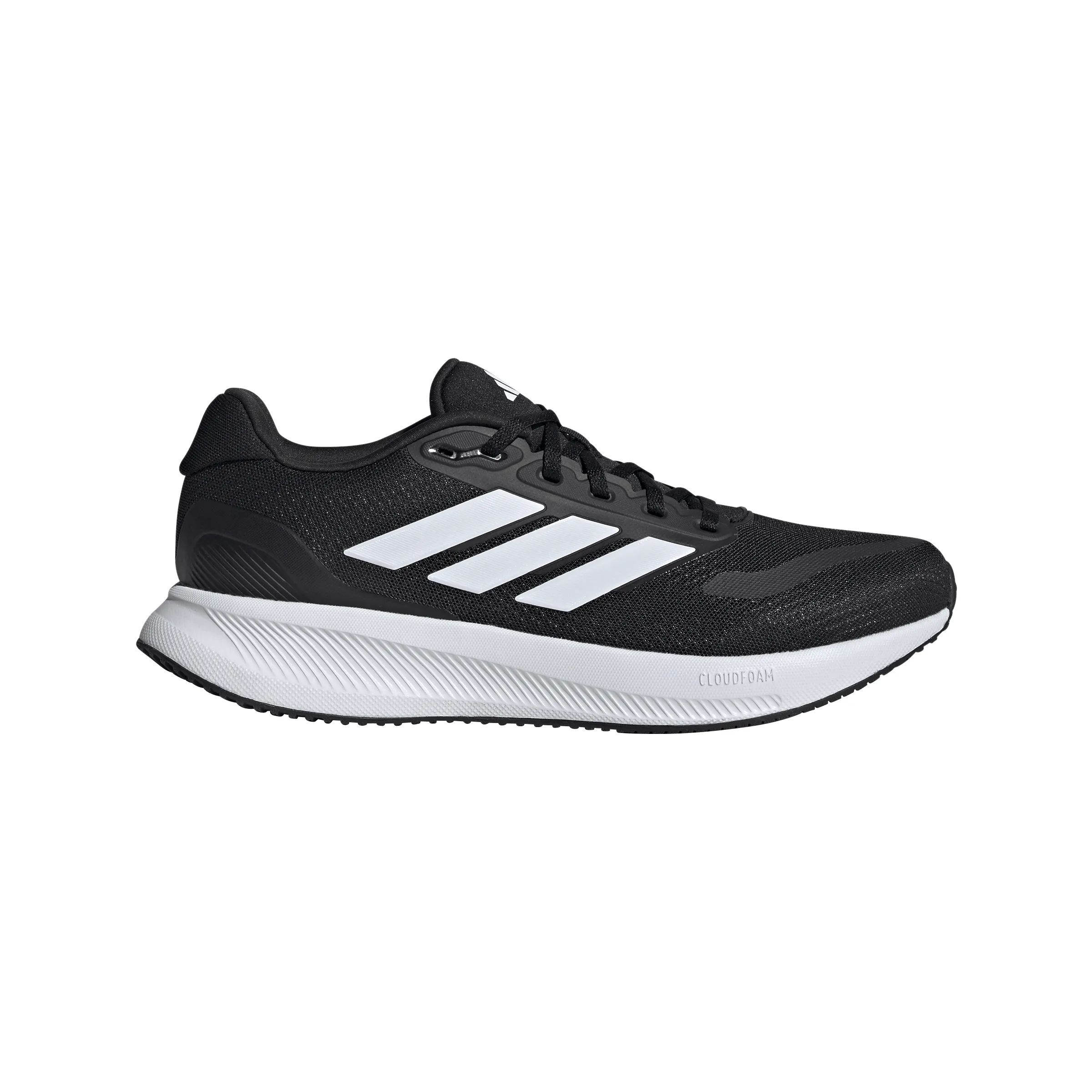 Adidas Mens Runfalcon 5 Running Shoes - Black/White Infant Adidas Shoes