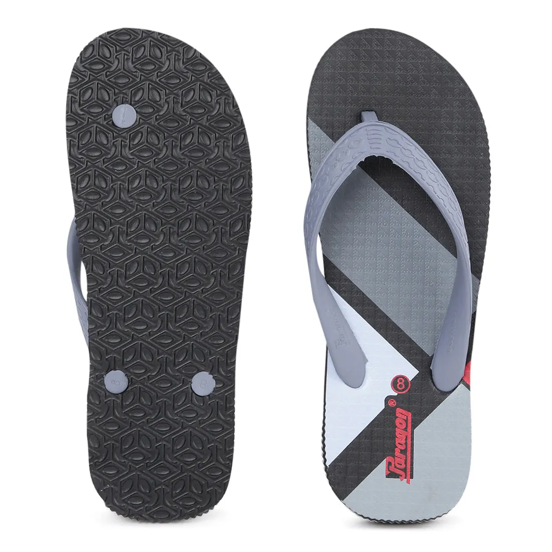 Paragon  HWK3709G Men Stylish Lightweight Flipflops | Casual & Comfortable Daily-wear Slippers for Indoor & Outdoor | For Everyday Use Promotional Products Flip Flops