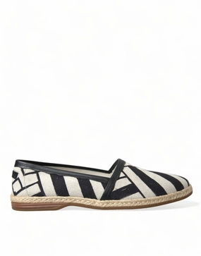 Beige Black Striped Canvas Espadrilles MONDELLO Shoes 2 Espadrilles Barcelona
