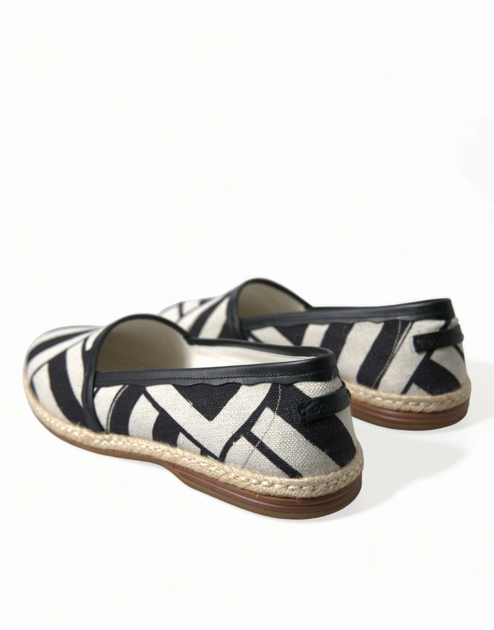 Beige Black Striped Canvas Espadrilles MONDELLO Shoes Holland Cooper Espadrilles