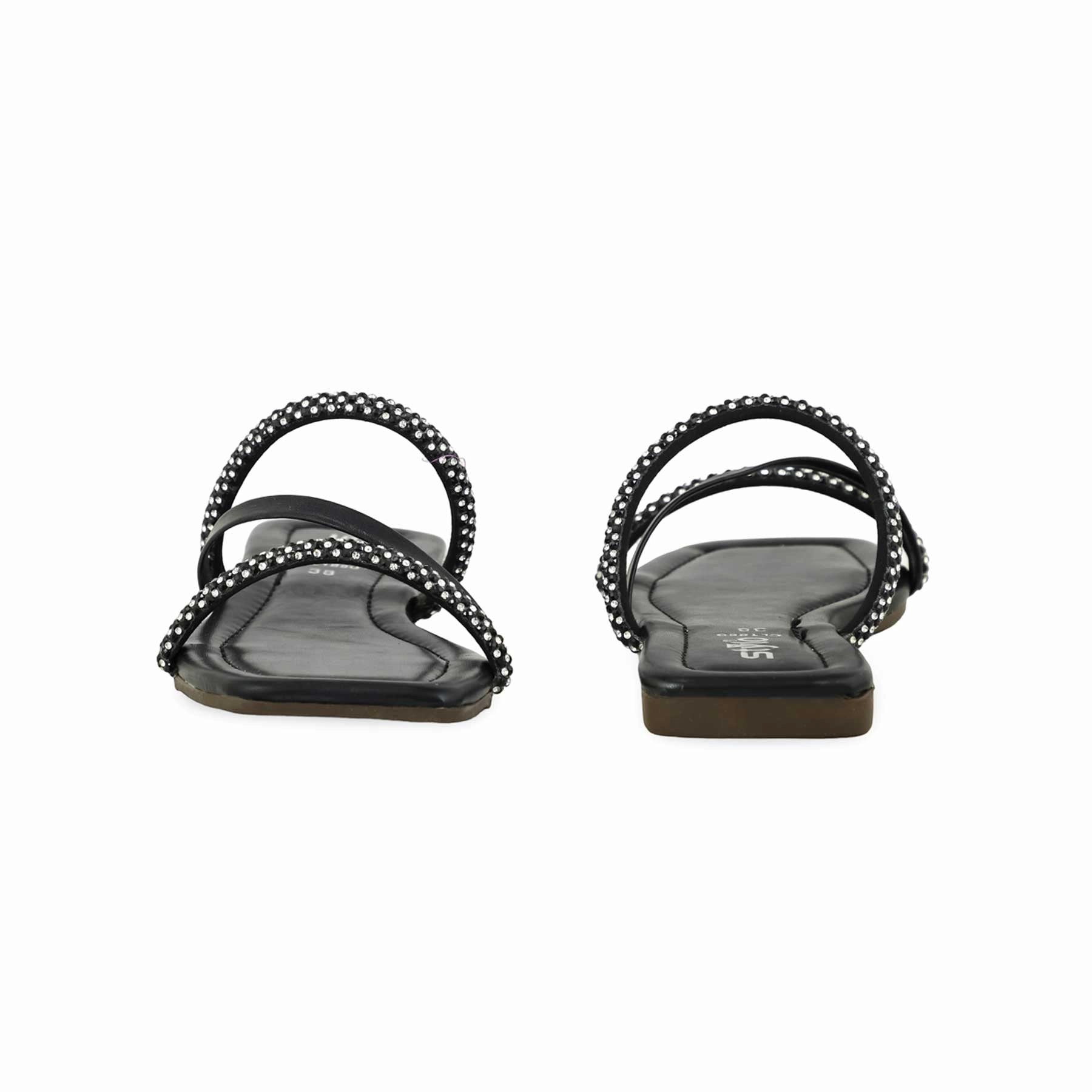 Black Casual Slipper For Women CL1890 Casual Women Shoes