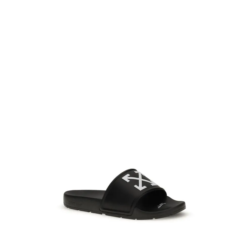 Off-White Black Polyethylene Sandals Sandals Grande Antigua Resort Spa