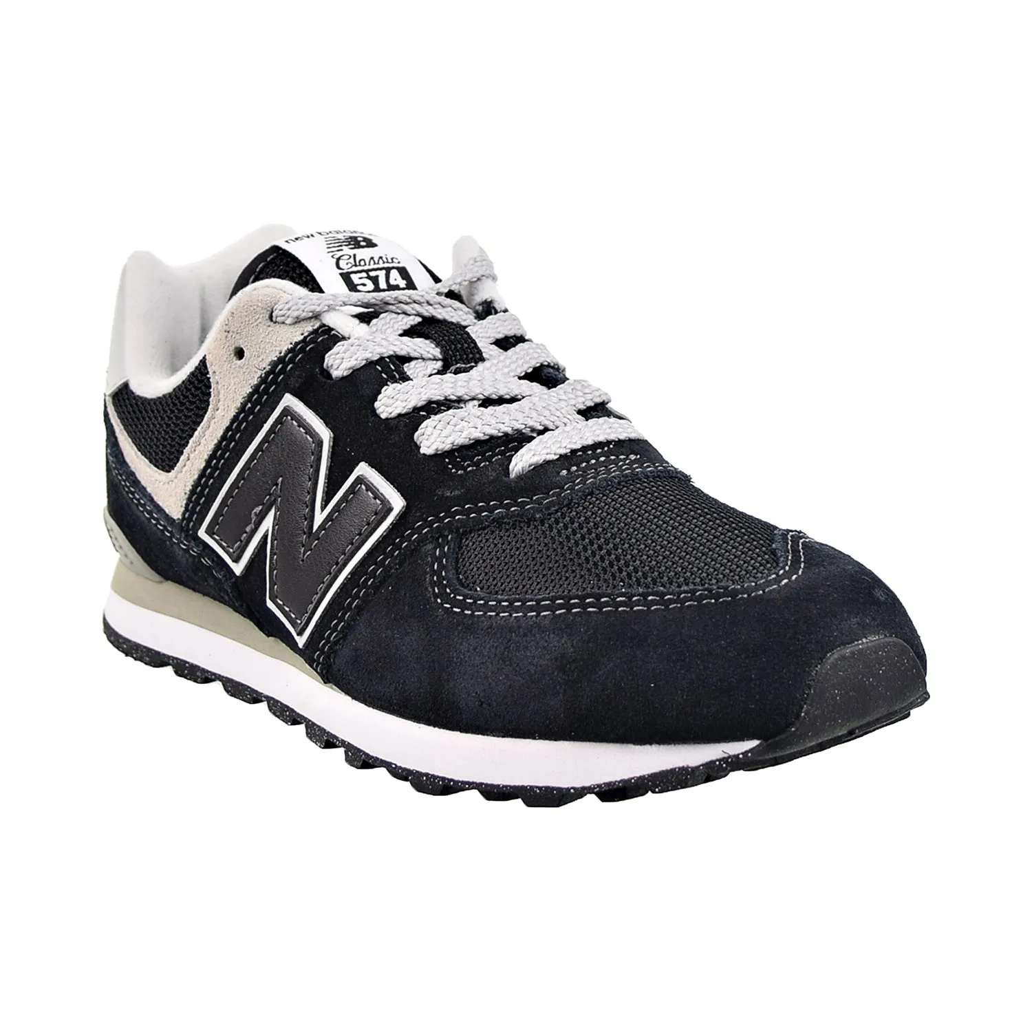 New Balance 574 Big Kids' Shoes Black Cheapest Running Shoes Uk