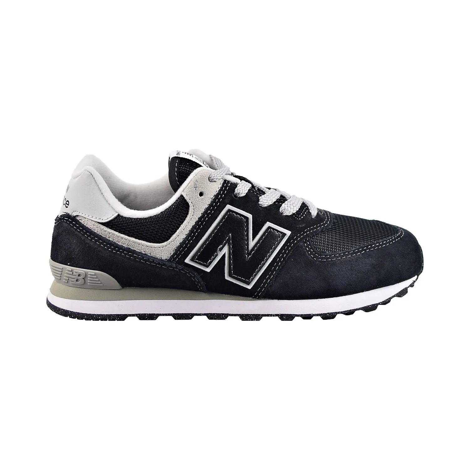 New Balance 574 Big Kids' Shoes Black Good Shoes For Weightlifting And Running