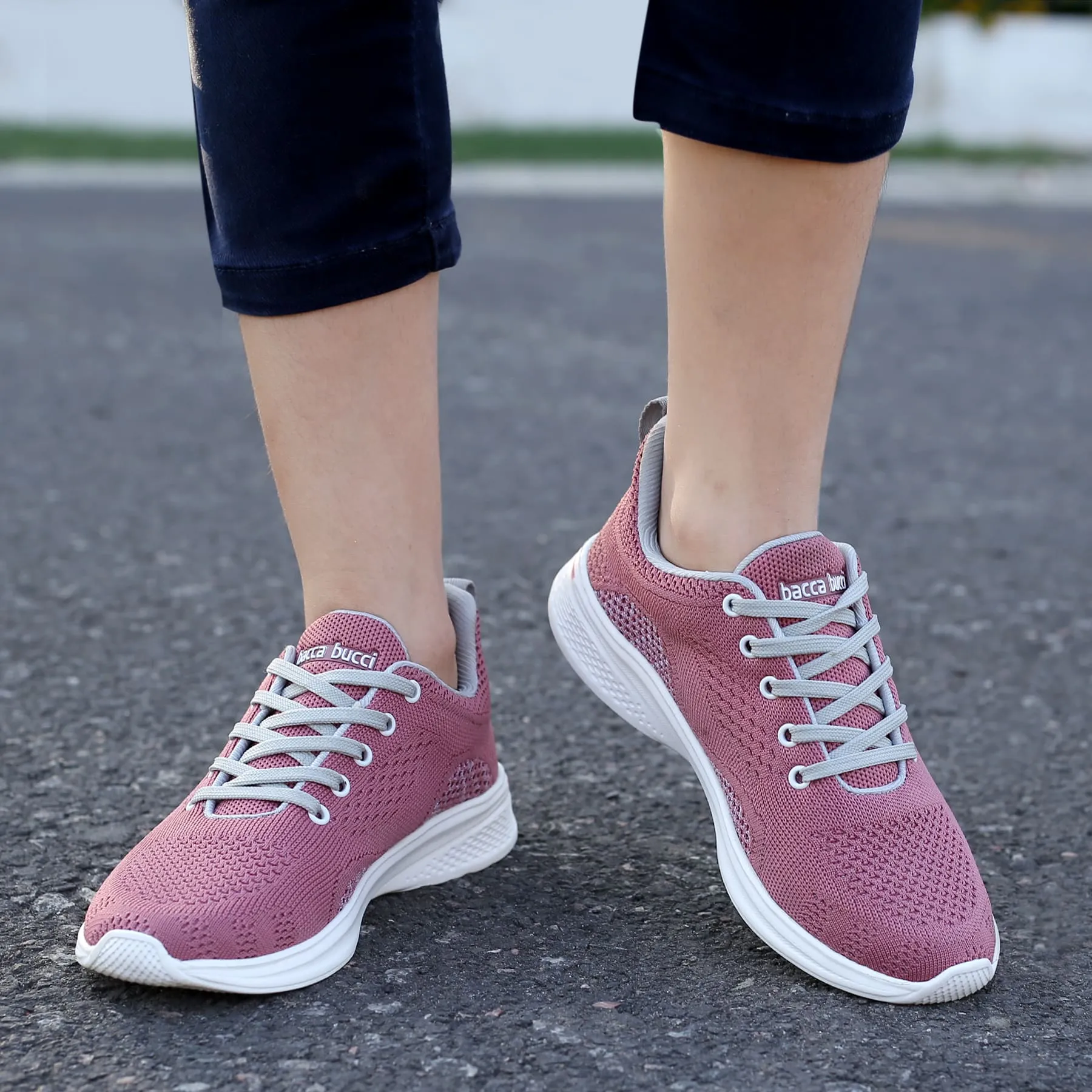 Fresh Foam Running Shoes Bacca Bucci DETROIT Women Running/Walking/Training Shoes