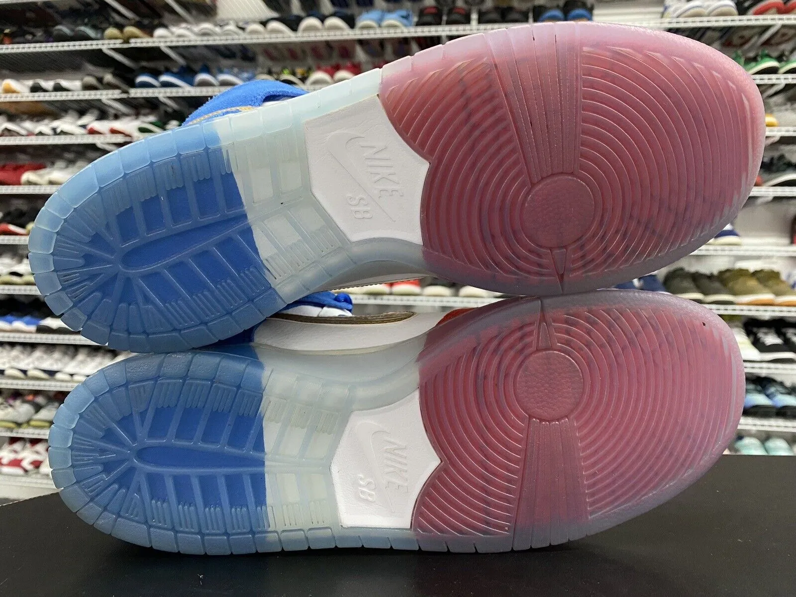 Shoes Like Asics Gel Nimbus Nike SB Dunk High Tricolor (USA) Red White Blue 313171-674 Men's Size 12