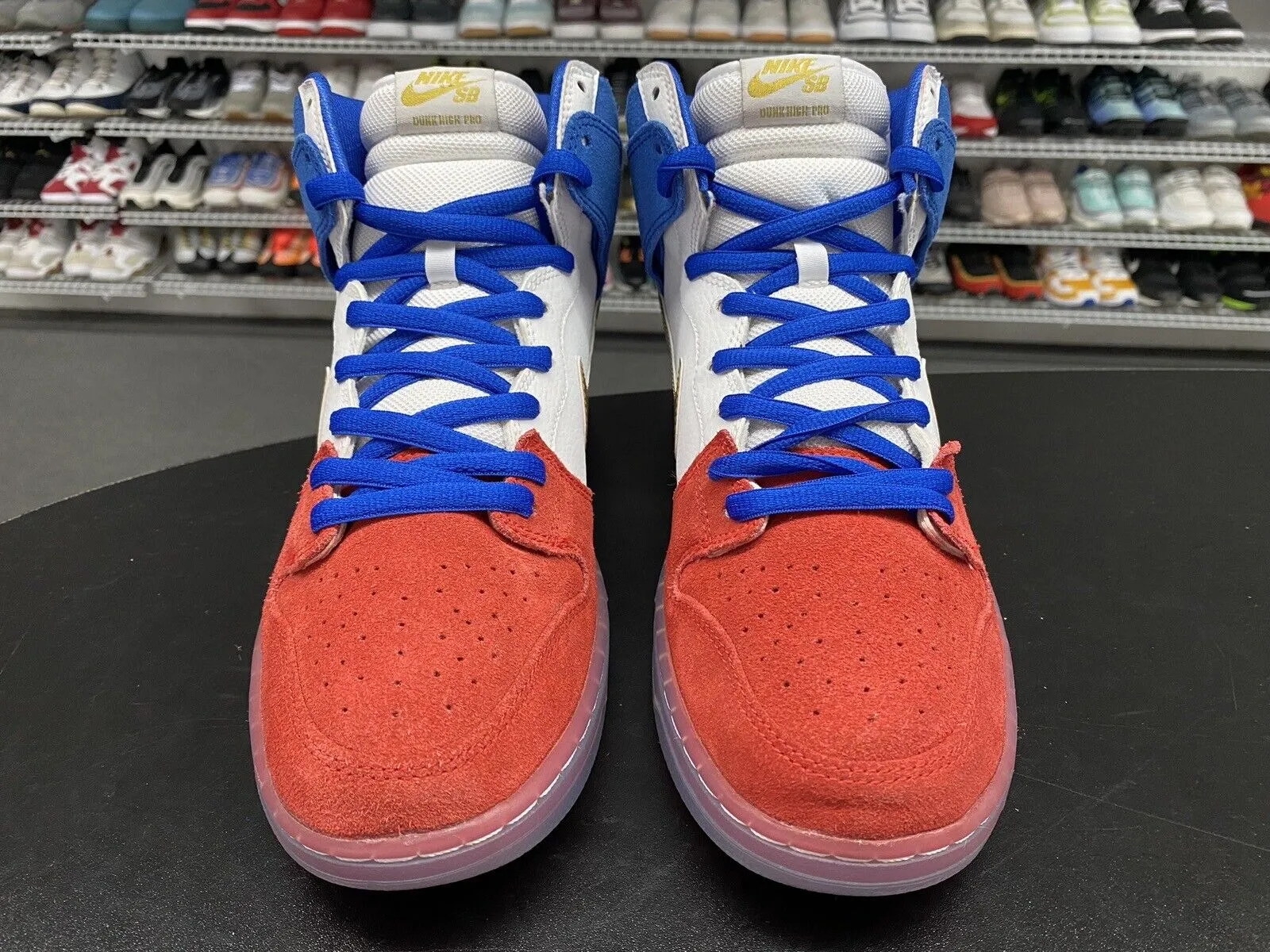 Asics Evo Wrestling Shoes Nike SB Dunk High Tricolor (USA) Red White Blue 313171-674 Men's Size 12