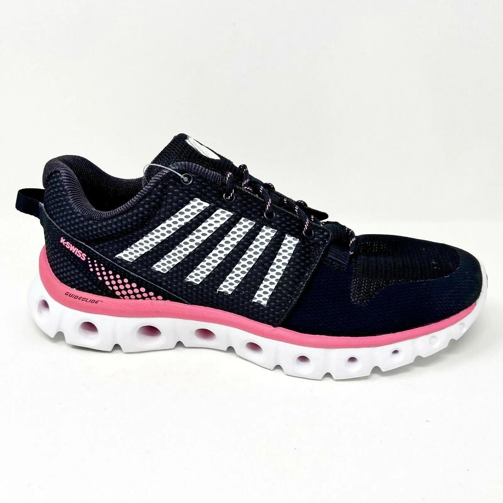 K-Swiss X Lite CMF Black Pink Leopard Womens Size 11 Running Shoes 93438 064 Fleet Feet Running Shoes