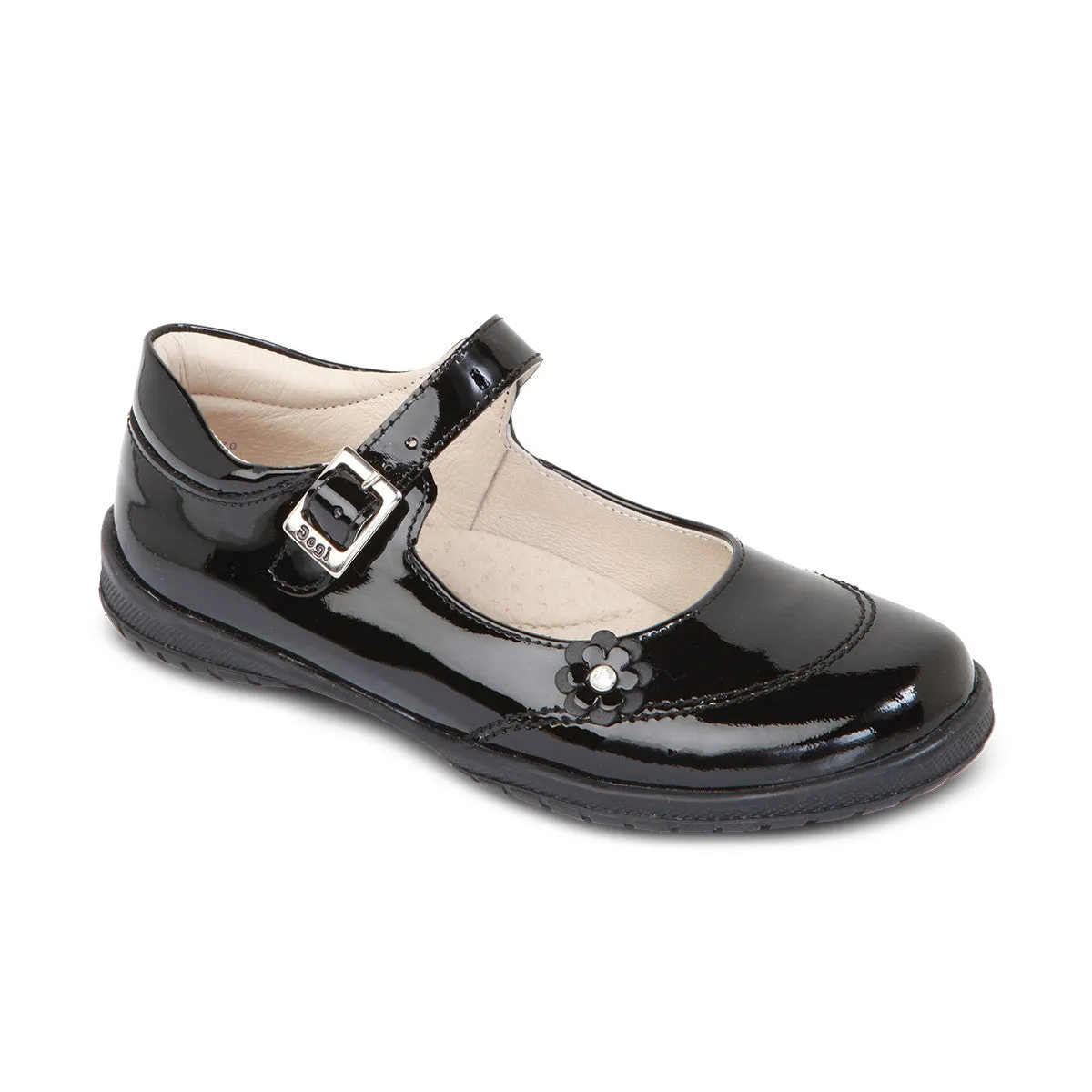 DG-7426 - Black Patent Leather - Dogi Kids School Shoes Ecco Walking Shoes