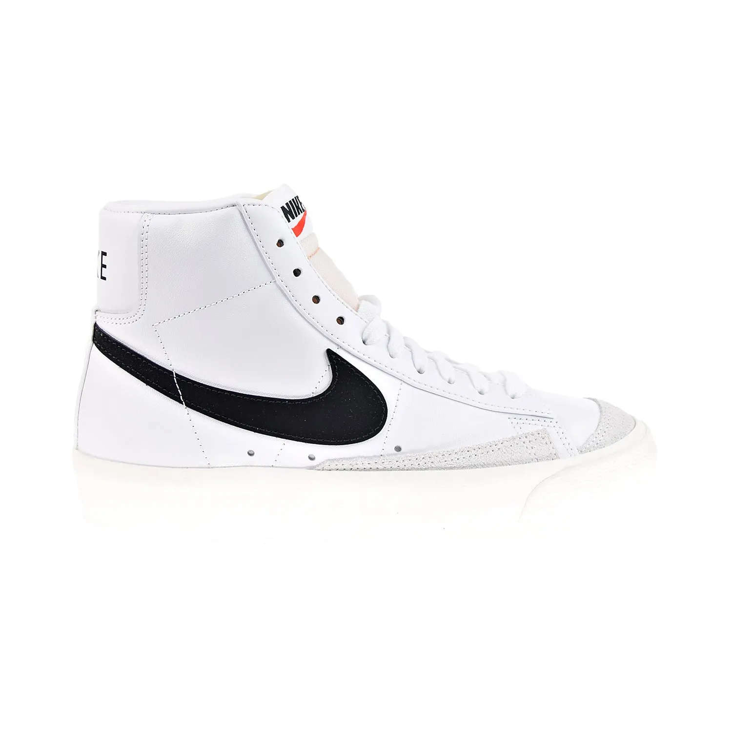 Nike Blazer Mid '77 Women's Shoes White-Black Asics Limited Edition Running Shoes