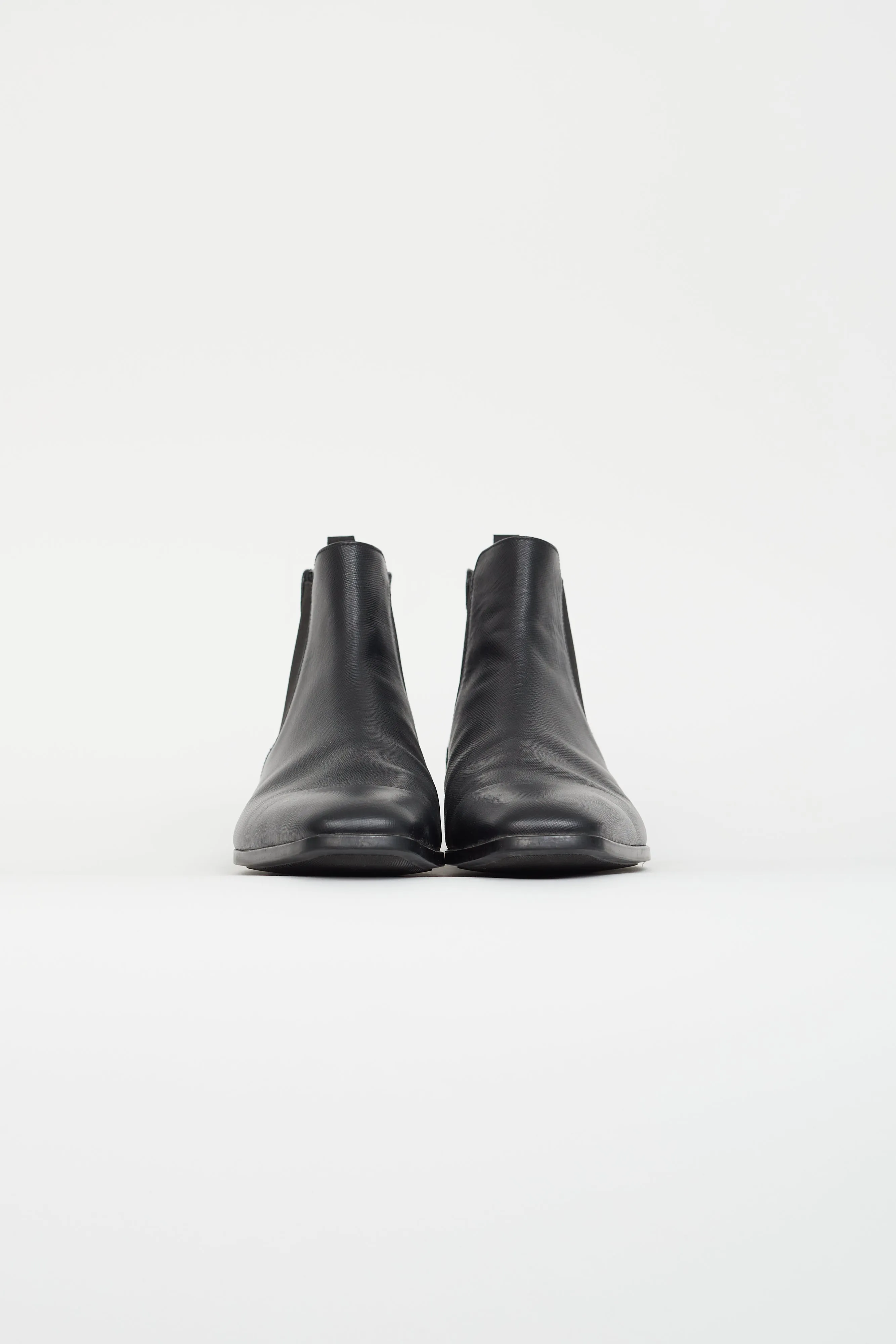 Black Leather Chelsea Boot Topo Hiking Boots