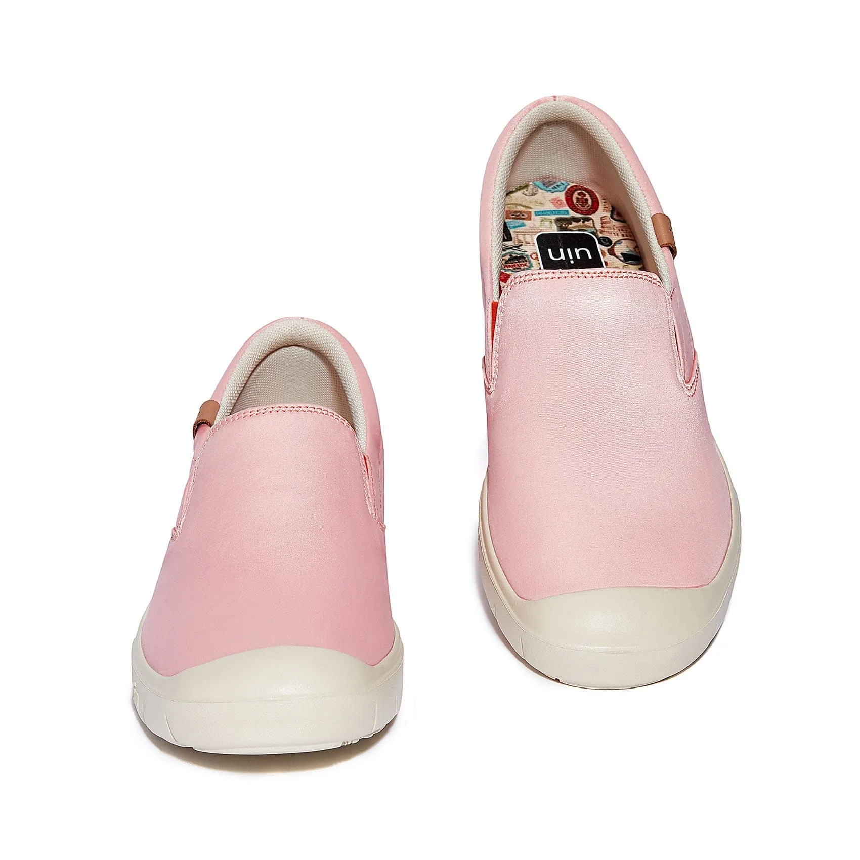 Rosy Pink Silk Cadiz I Women Skate Shoes Slip Ons