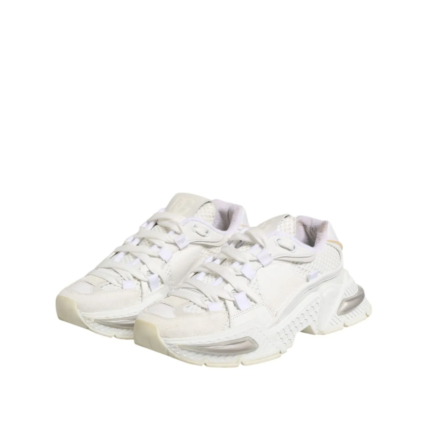 Dolce & Gabbana Airmaster White Women Low Top Sneakers Shoes Water Resistant Sneakers