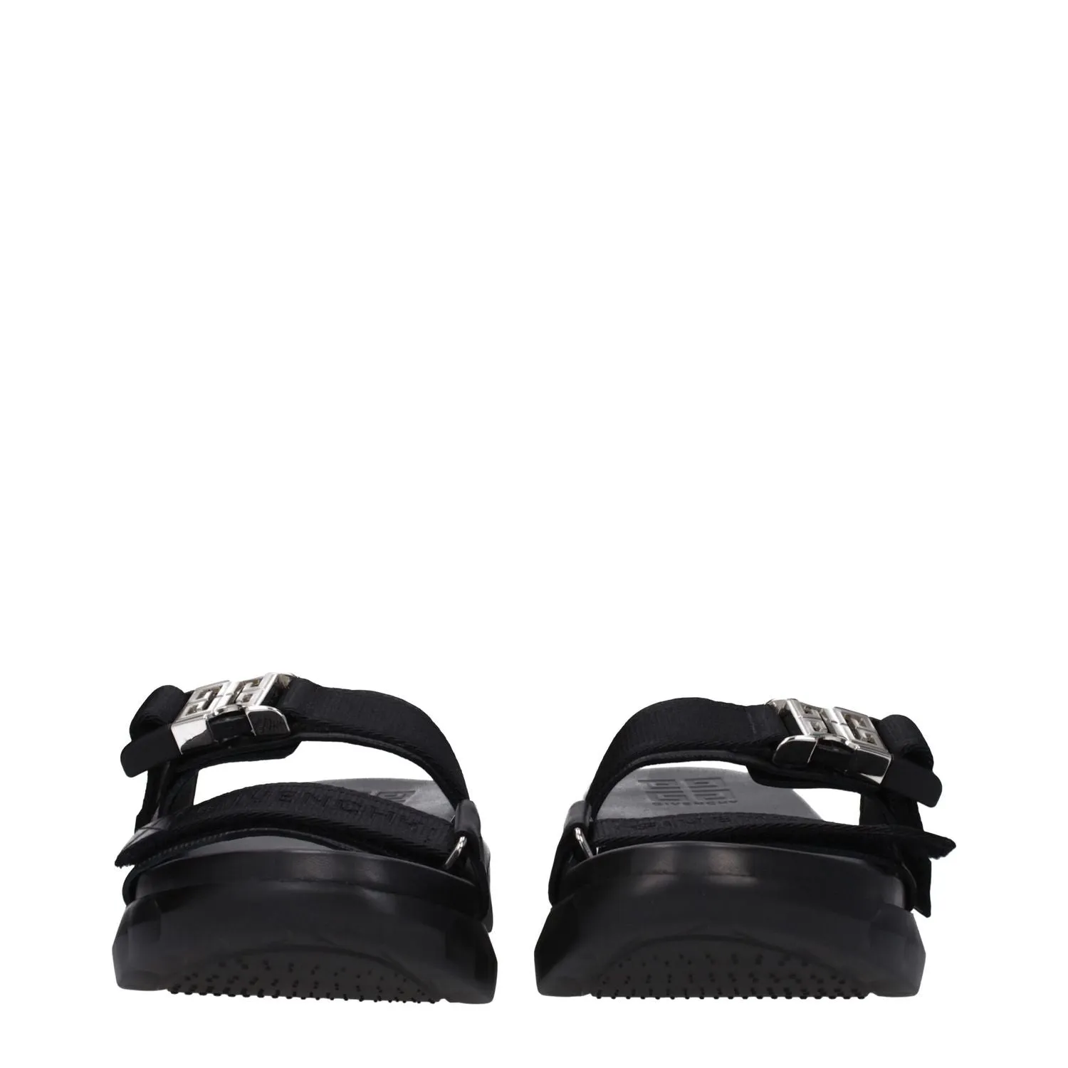 Givenchy Black Fabric Slippers Barbados Sandals