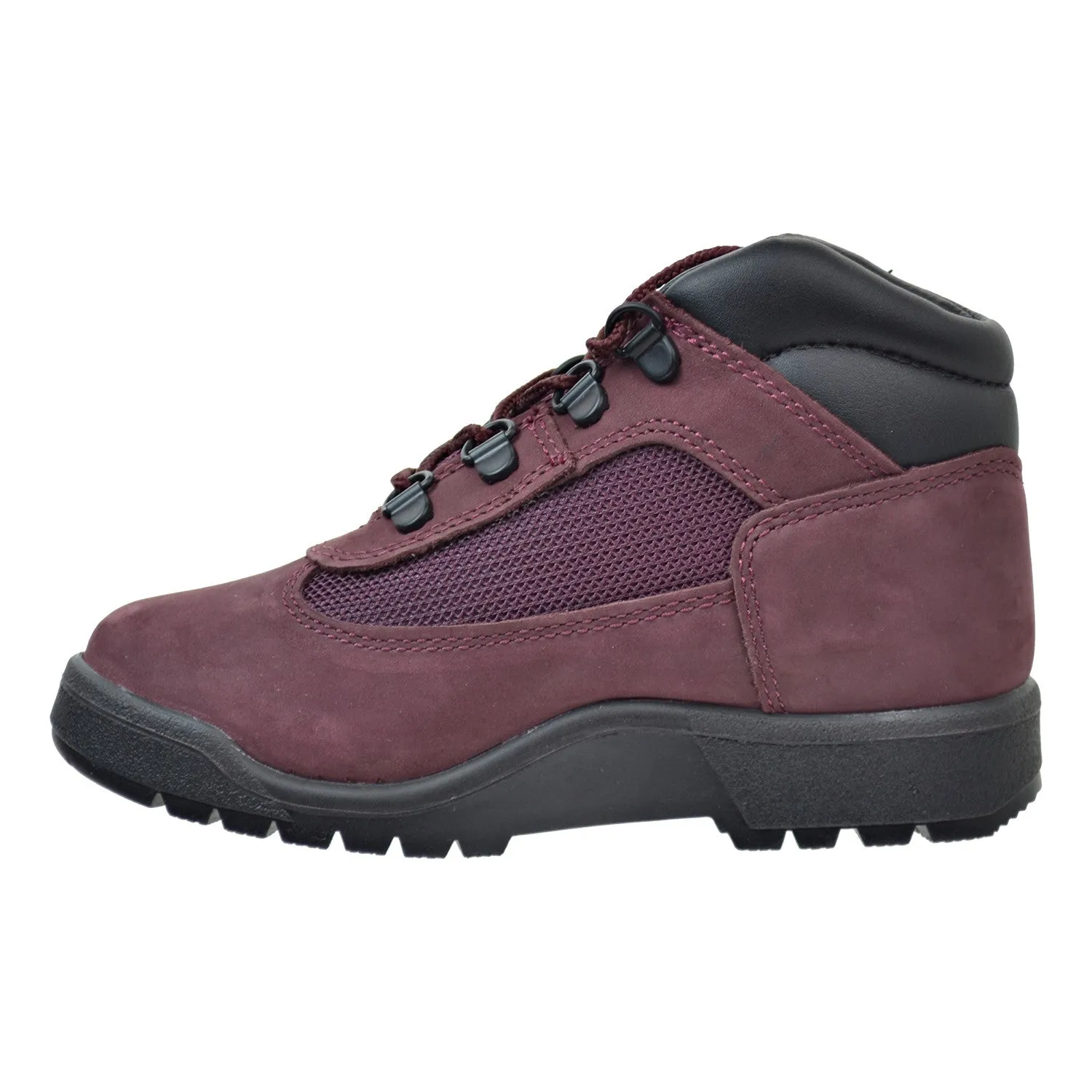 Timberland 6 Inch Preschool Little Kids Field Boots Burgundy Tennis Hiking Shoes