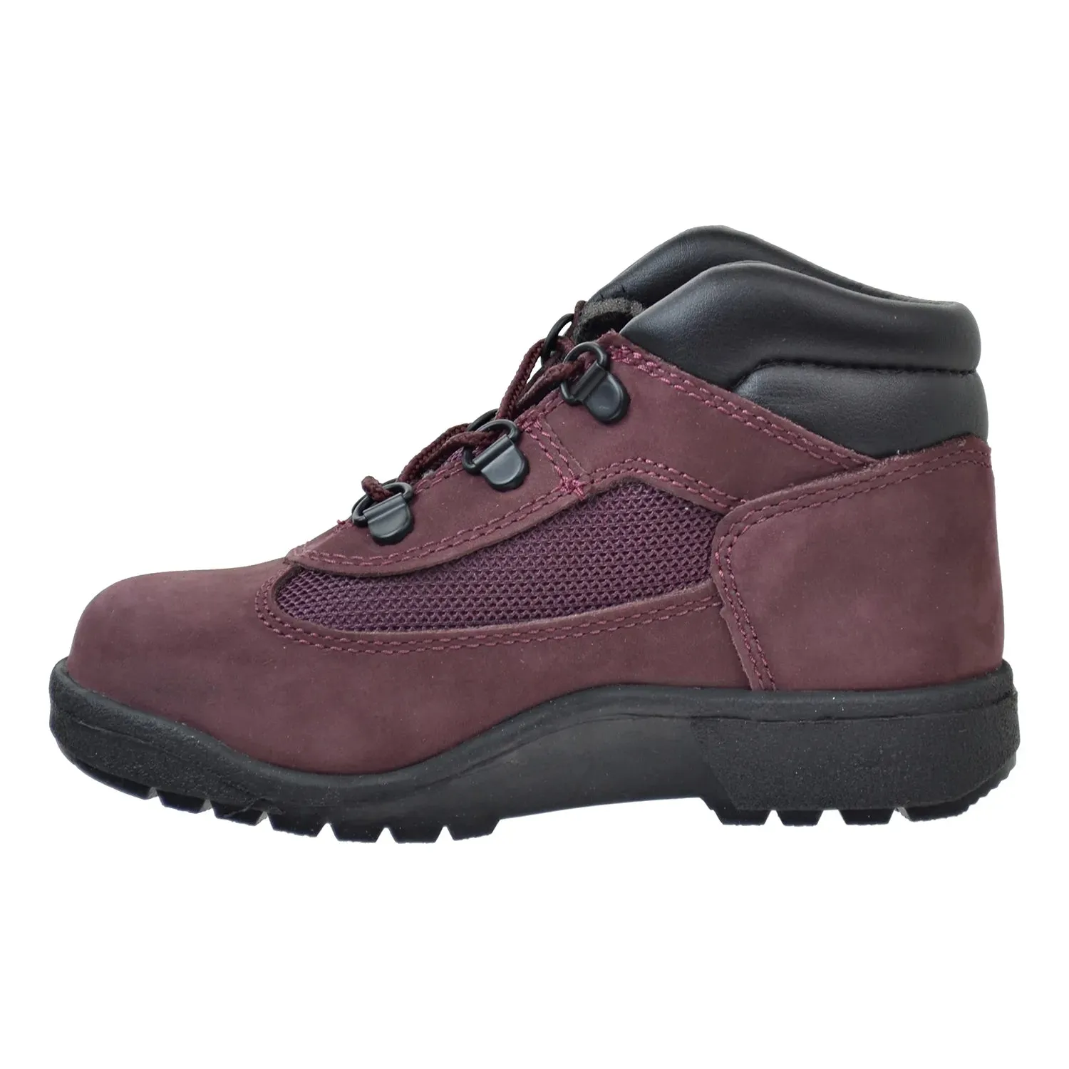 River Hiking Shoes Timberland F/L Toddler Field Boots Burgundy