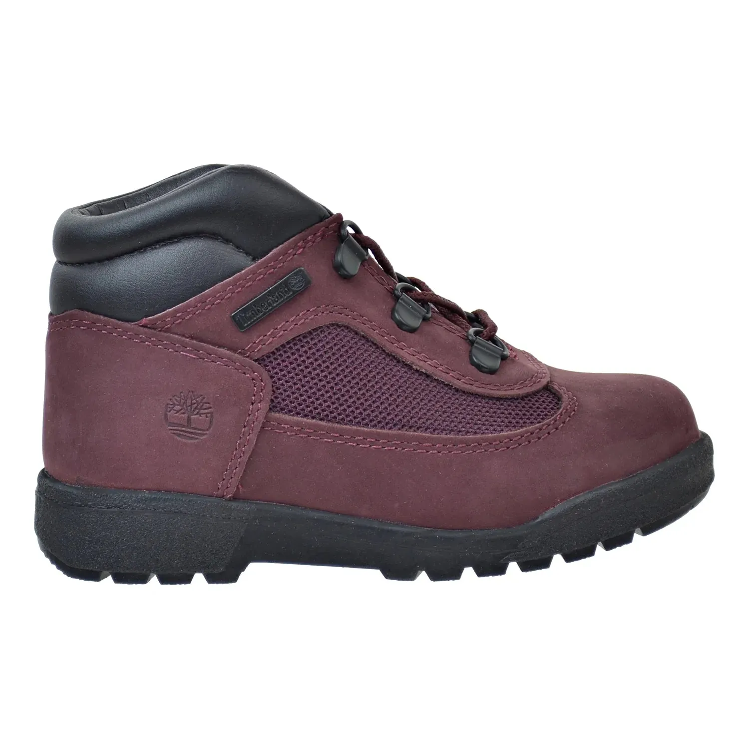 Timberland F/L Toddler Field Boots Burgundy Size 11 Hiking Shoes