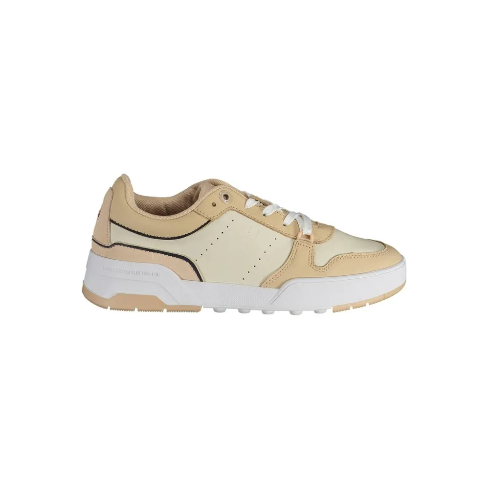 Zara Sneakers Tommy Hilfiger Beige Leather Women Sneaker