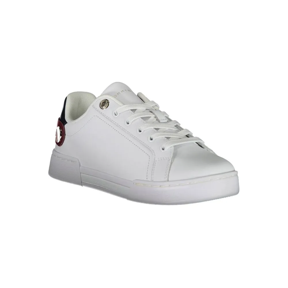 Tommy Hilfiger White Polyethylene Women Sneaker Pro Sneakers