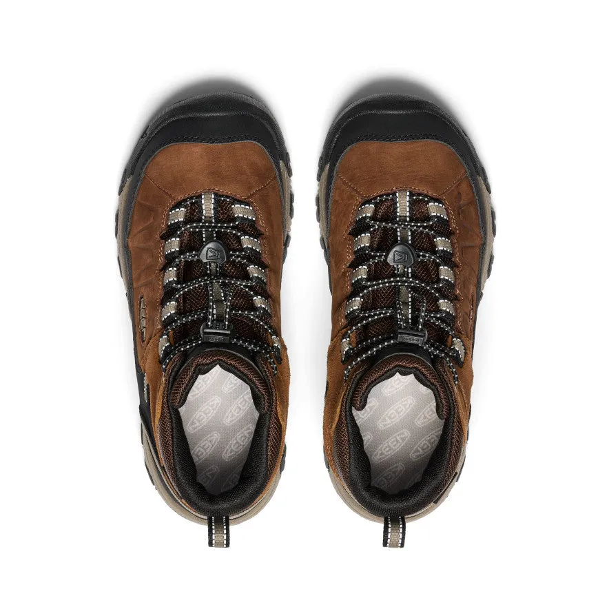 Desert Hiking Shoes Big Kids' Targhee IV Waterproof Hiking Boot  |  Bison/Brindle