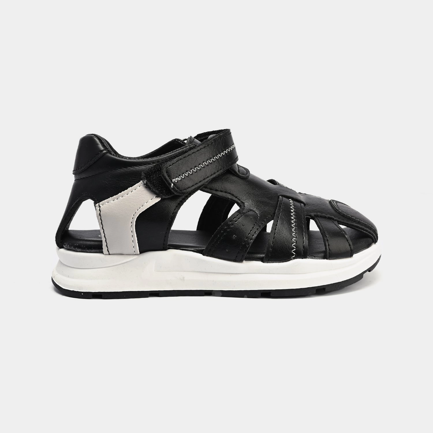 Boys Sandal 1017-2-Black/Grey Best Running Walking Shoes