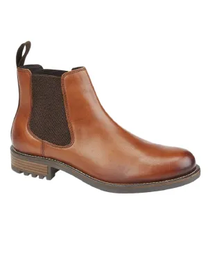 Roamers Mens Elgin Tan Leather Twin Gusset Boots Neo Boots