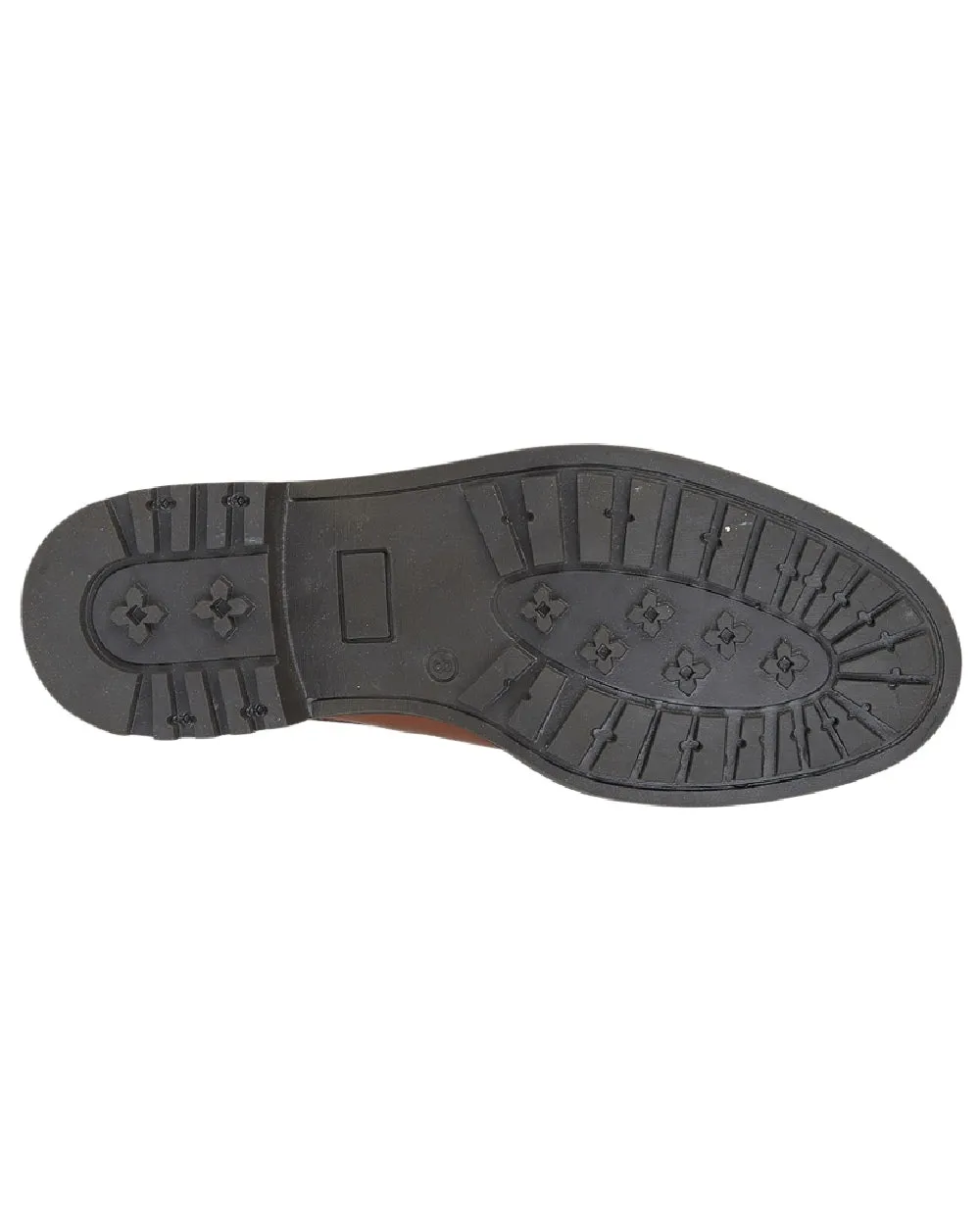 Small Calf Boots Roamers Mens Elgin Tan Leather Twin Gusset Boots