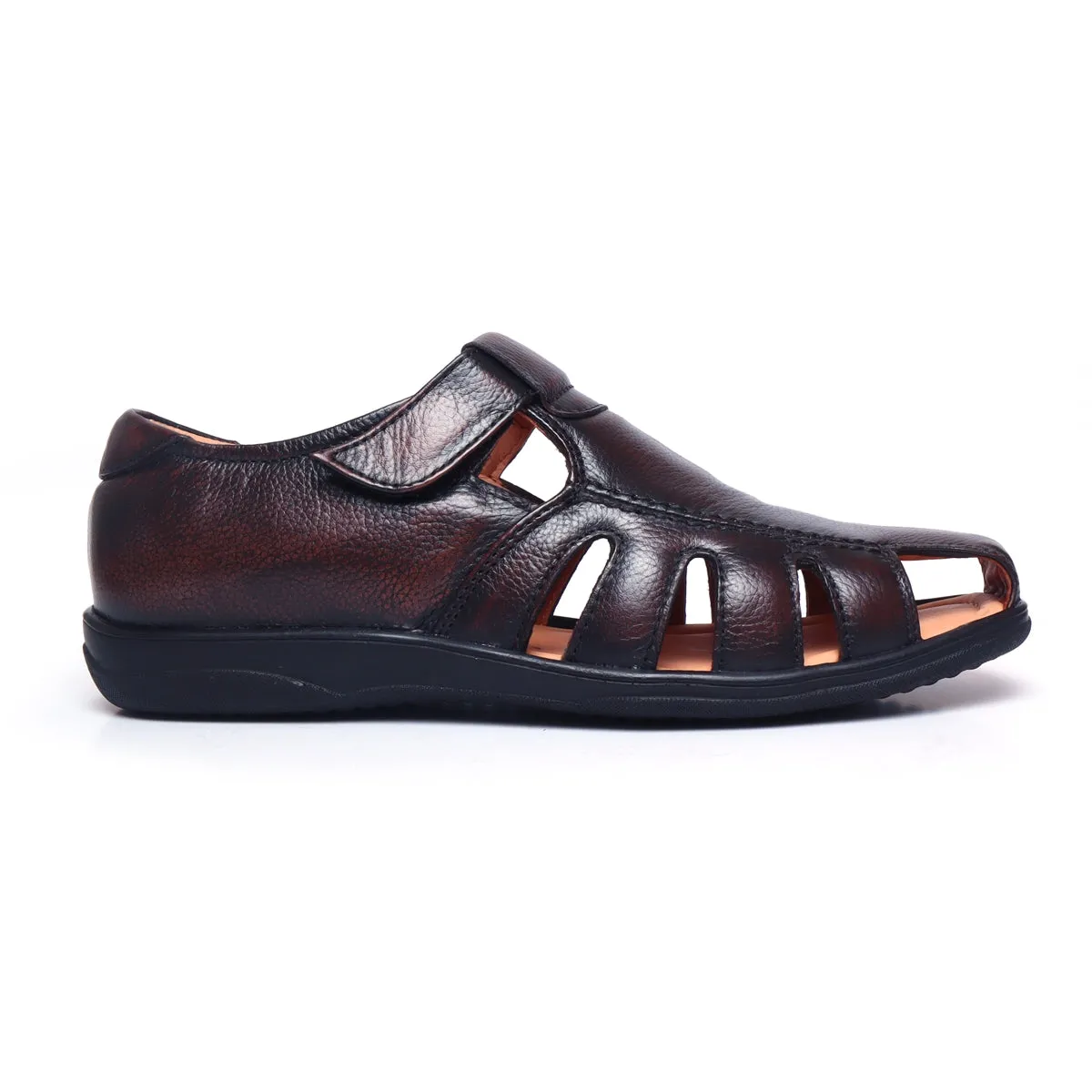 Plain Leather Sandals Men's Leather Sandals D-1215