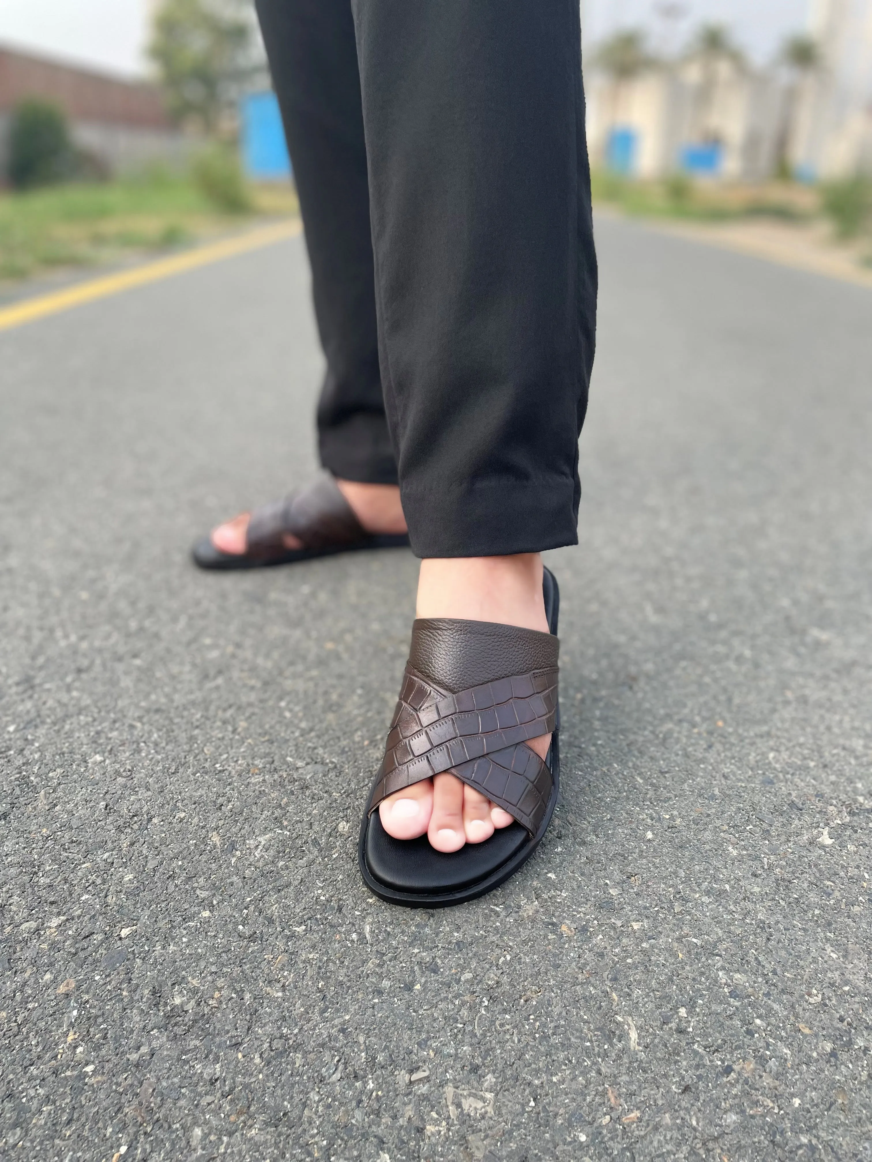 Muck Slippers LS Pure leather Handmade Feeto Chappal LS-162