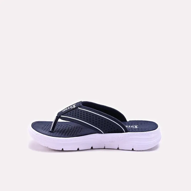 Baba Blue Casual Slippers 0630292 Gold Flat Formal Shoes