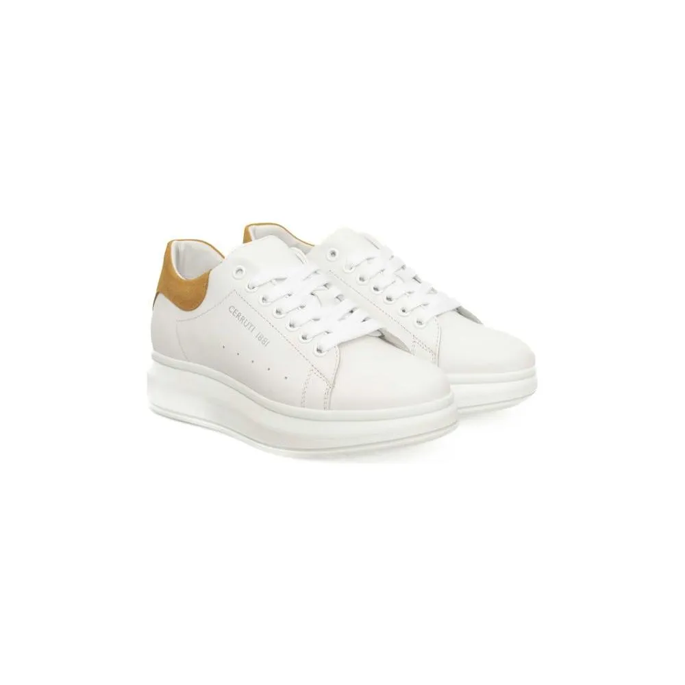 Cerruti 1881 White Cowhide Women Platform Sneaker Sneakers At Tj Maxx