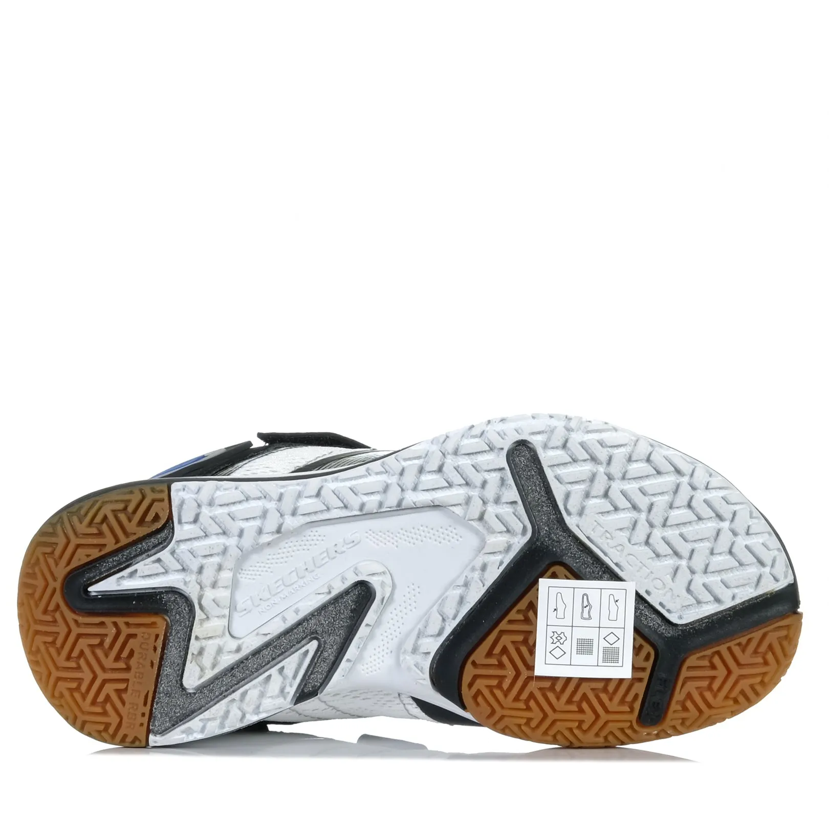 Cross Training Sneakers Skechers Kids' Skechers Elite Sport Court 403968L Black/White