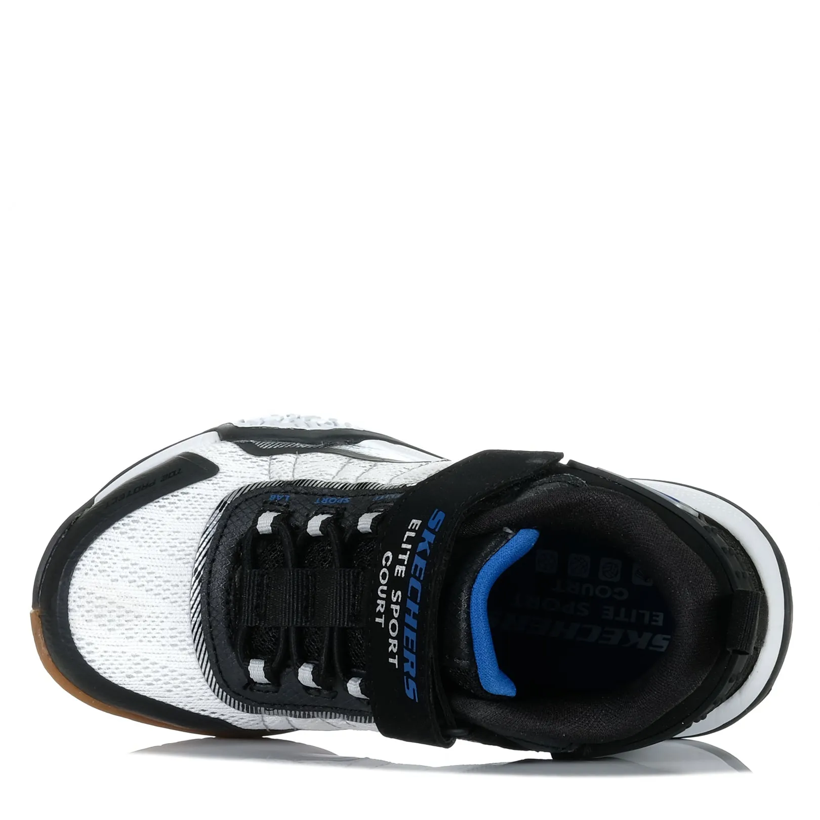 Skechers Kids' Skechers Elite Sport Court 403968L Black/White Dress Shoes Look Like Sneakers