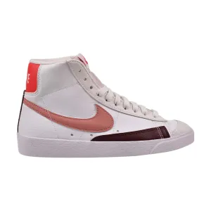 Nike Blazer Mid '77 Womens Shoes White-Red Asics Waterproof Walking Shoes