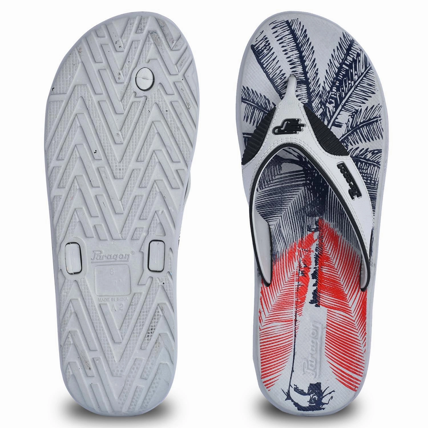 Paragon EVK3411G Men Stylish Lightweight Flipflops | Casual & Comfortable Daily-wear Slippers for Indoor & Outdoor | For Everyday Use Runner Flip Flops