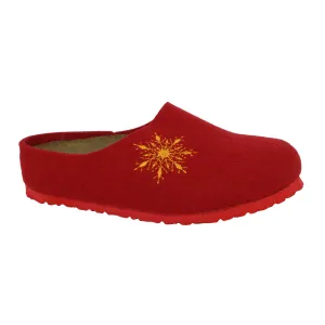 Birkenstock Kids' Kaprun Wool Felt Shoes Snow Stars Red 32 N Best Walking Tennis Shoes For High Arches